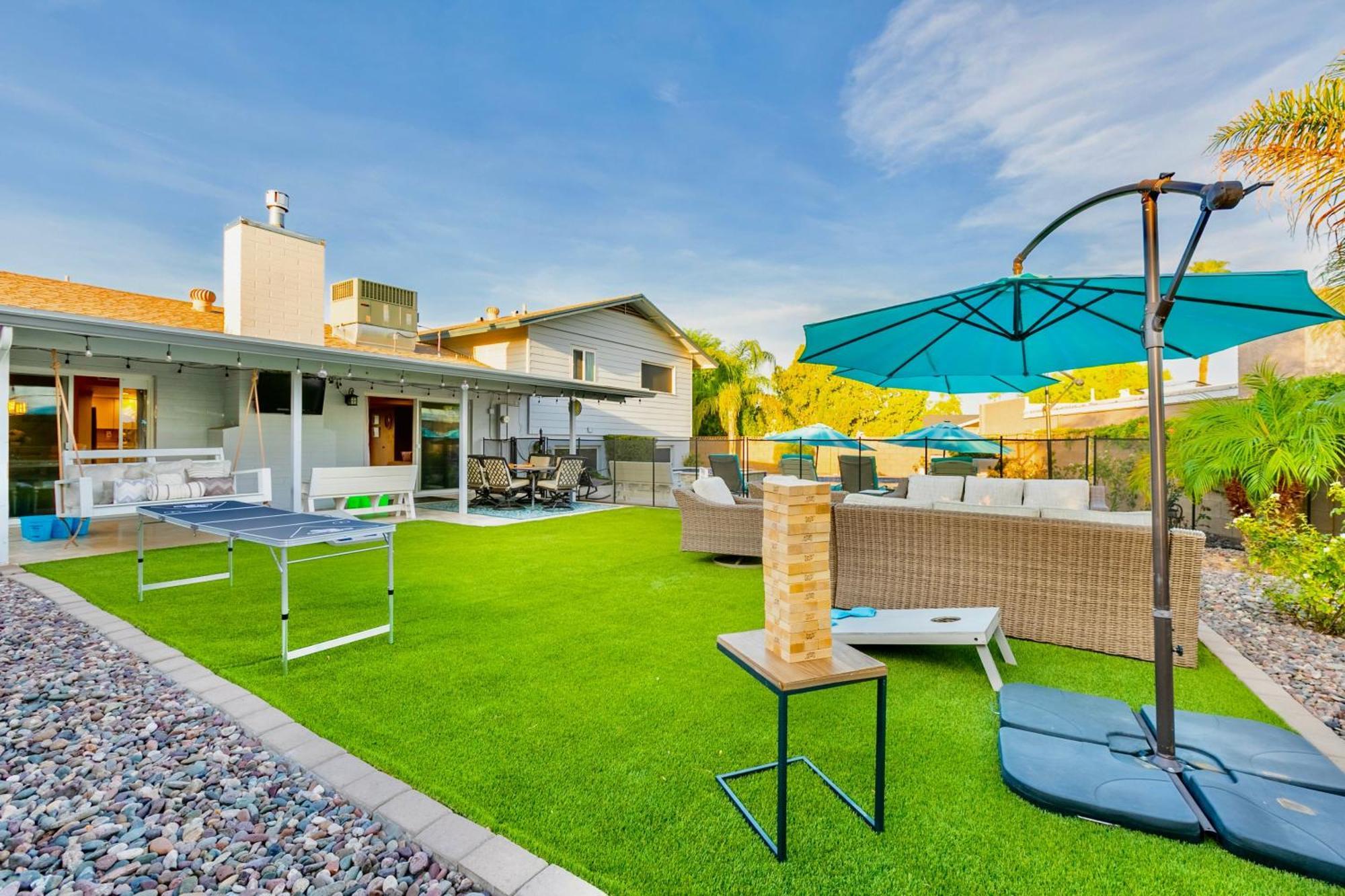 Scottsdale Paradise Escape!- Pet Friendly & Backyard Oasis, Pool- Nearby Dining And Shops! Villa Exterior photo